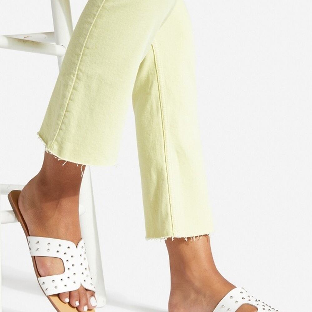 White sandals size 9.5